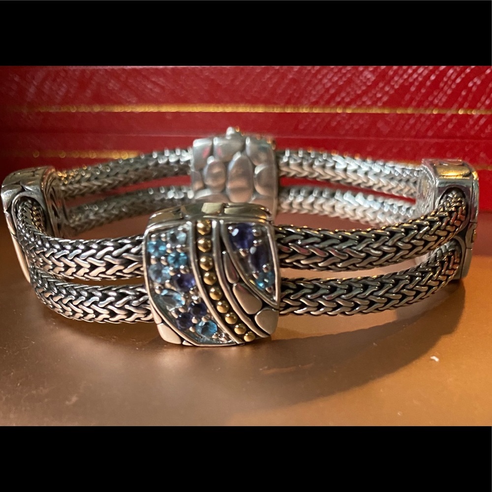 John Hardy sterling silver bracelet.